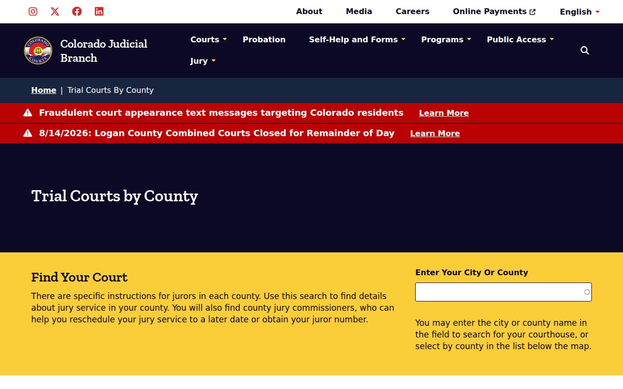 El Paso County court docket County Court overview
